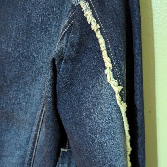 Marithe Francois Girbaud Jean Jacket (Large) Deconstructed Fashion - Picture 7 of 10